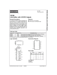 Datasheet 74F350SC производства Fairchild