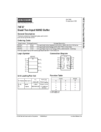 Datasheet 74F37 manufacturer Fairchild