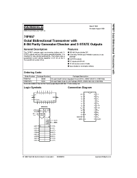 Datasheet 74F657 производства Fairchild