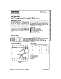 Datasheet 74HC4538 manufacturer Fairchild