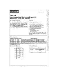 Datasheet 74LCX241 manufacturer Fairchild