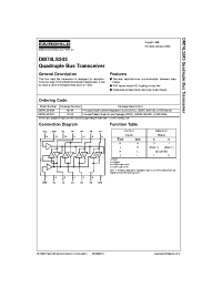 Datasheet 74LS243 производства Fairchild