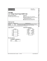 Datasheet 74LVQ00 производства Fairchild