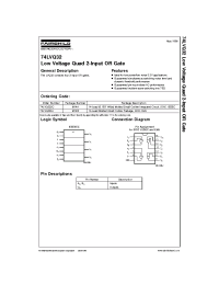 Datasheet 74LVQ32 manufacturer Fairchild
