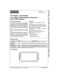 Datasheet 74LVT16543MTD manufacturer Fairchild