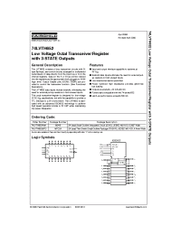 Datasheet 74LVTH652MTC manufacturer Fairchild