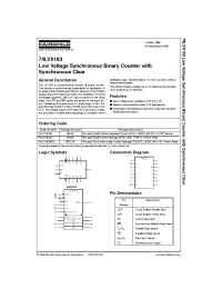 Datasheet 74LVX163SJ manufacturer Fairchild
