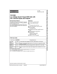 Datasheet 74VCX08MX manufacturer Fairchild