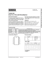 Datasheet 74VHC139M manufacturer Fairchild