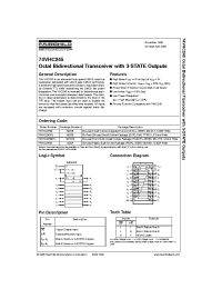 Datasheet 74VHC245M manufacturer Fairchild