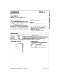 Datasheet 74VHC4040N manufacturer Fairchild