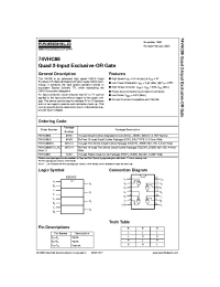 Datasheet 74VHC86MTCX_NL manufacturer Fairchild