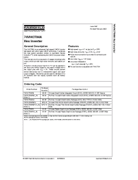 Datasheet 74VHCT04ANX_NL manufacturer Fairchild