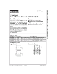 Datasheet 74VHCT244ASJ manufacturer Fairchild