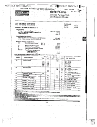 Datasheet BAY72 manufacturer Fairchild