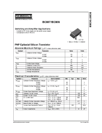 Datasheet BC808 manufacturer Fairchild