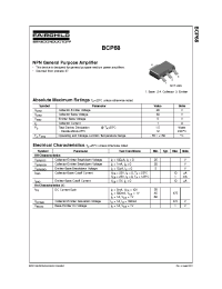 Datasheet BCP68 manufacturer Fairchild