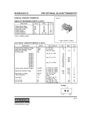 Datasheet BCW61D manufacturer Fairchild