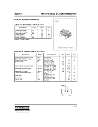 Datasheet BCX71K manufacturer Fairchild