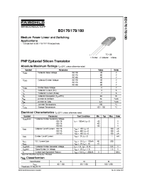 Datasheet BD178 manufacturer Fairchild