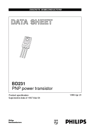 Datasheet BD231/B manufacturer Fairchild