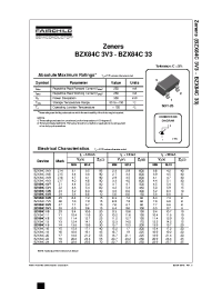 Datasheet BZX84C18 manufacturer Fairchild