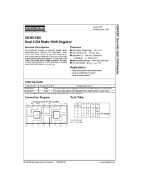 Datasheet CD4015 manufacturer Fairchild