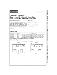 Datasheet CD4071 manufacturer Fairchild