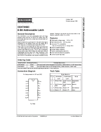 Datasheet CD4724BC manufacturer Fairchild