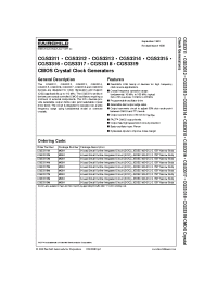 Datasheet CGS3317MX manufacturer Fairchild