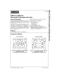 Datasheet DM54175W manufacturer Fairchild