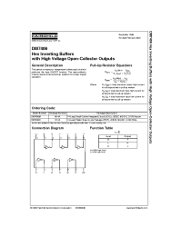 Datasheet DM7406N manufacturer Fairchild