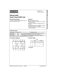 Datasheet DM74ALS08N manufacturer Fairchild