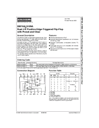 Datasheet DM74ALS109A производства Fairchild