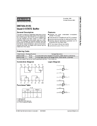 Datasheet DM74ALS125N manufacturer Fairchild