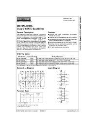 Datasheet DM74ALS244ASJ manufacturer Fairchild