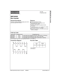Datasheet DM74AS04SJ производства Fairchild