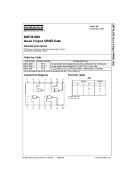 Datasheet DM74LS00N manufacturer Fairchild