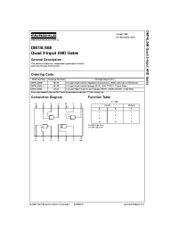 Datasheet DM74LS08N manufacturer Fairchild