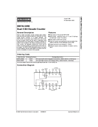 Datasheet DM74LS390M manufacturer Fairchild