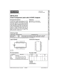 Datasheet DM74LS533 manufacturer Fairchild