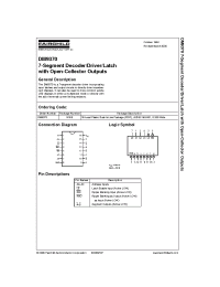 Datasheet DM9370 manufacturer Fairchild