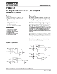 Datasheet FAN1581 manufacturer Fairchild