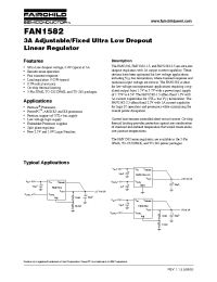 Datasheet FAN1582P-2.5 manufacturer Fairchild