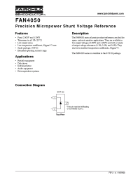 Datasheet FAN4050AIx25 manufacturer Fairchild