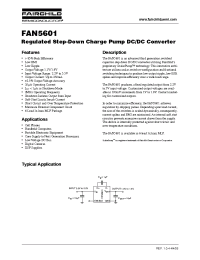 Datasheet FAN5601MP18X manufacturer Fairchild