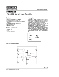 Datasheet FAN7023M manufacturer Fairchild