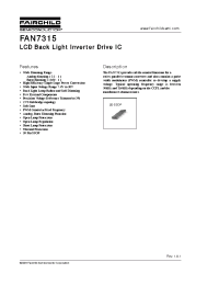 Datasheet FAN7315 manufacturer Fairchild