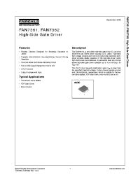 Datasheet FAN7361 manufacturer Fairchild