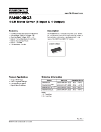 Datasheet FAN8045G3XNL manufacturer Fairchild